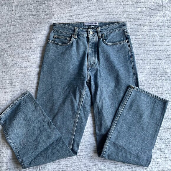 Won Hundred Blue Distressed Pearl Jeans - Picture 3 of 8